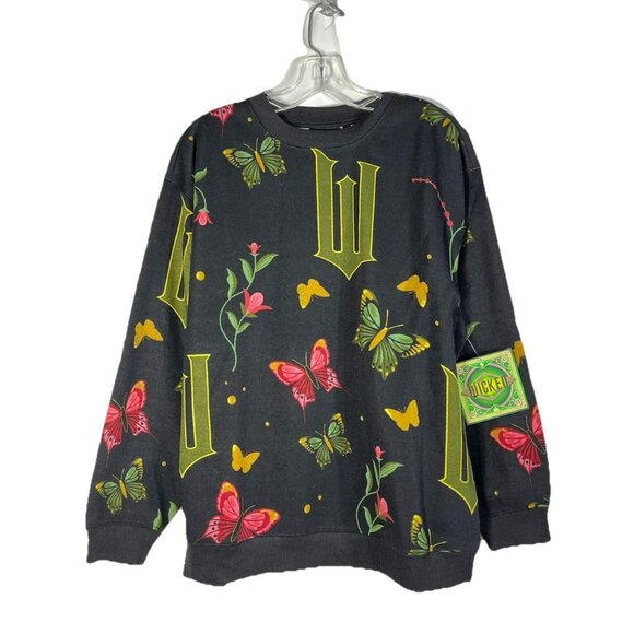 WICKED Womens Graphic Fleece Sweatshirt Medium - Picture 4 of 16